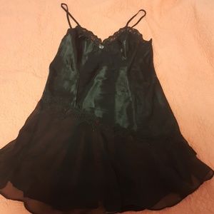 Black silk Van Raalte Sleepwear